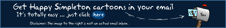 Click here to have Happy Simpleton delivered to your email